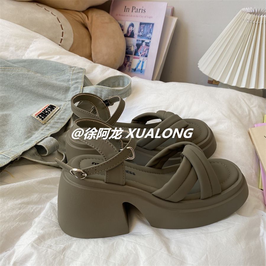 Xăng đan Đế Dày Hở Ngón Thời Trang Mùa Hè 2023 Dành Cho Nữ