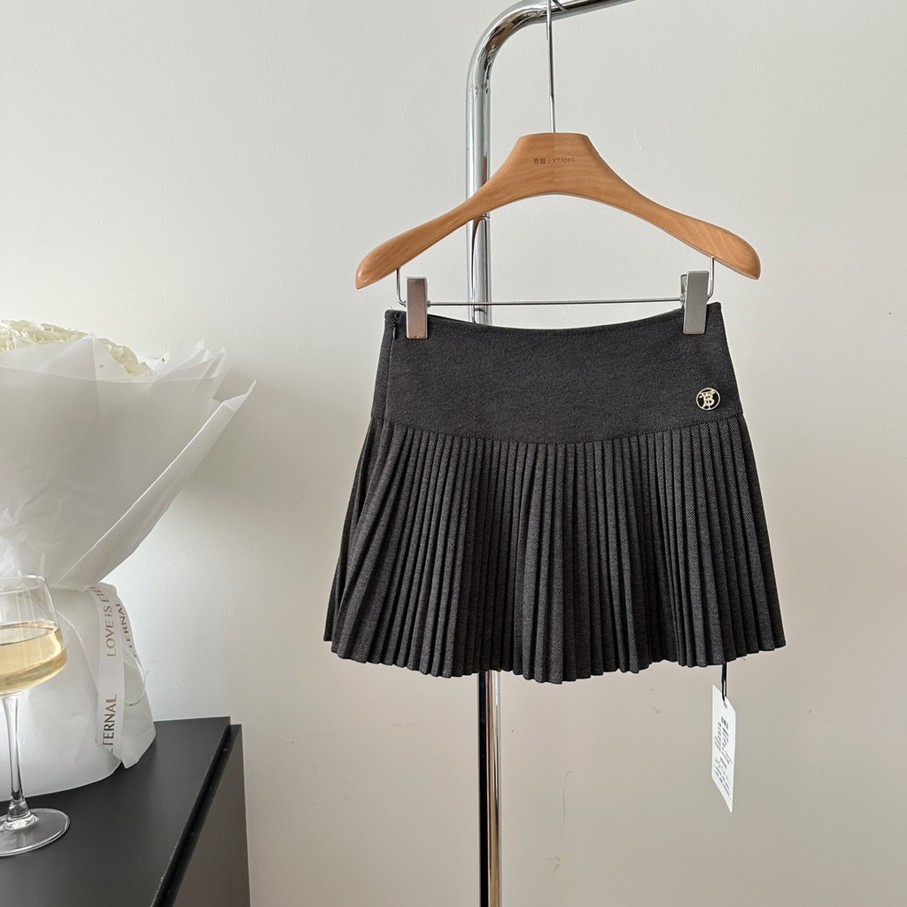 Chân Váy Len Xếp Ly Lưng Cao Thời Trang Cao Cấp 68331