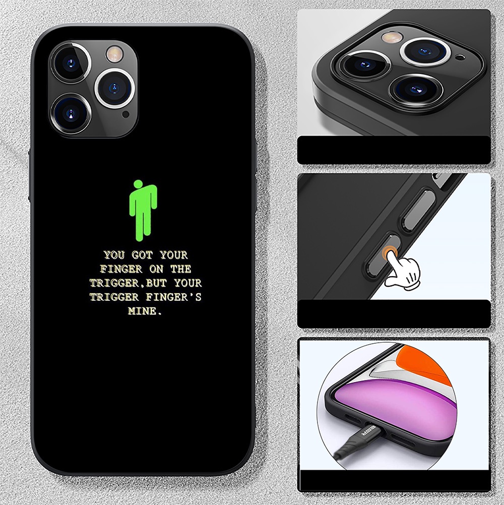 Ốp Điện Thoại Silicon Mềm Hình billie eilish Cho iphone 14 plus pro max gf7