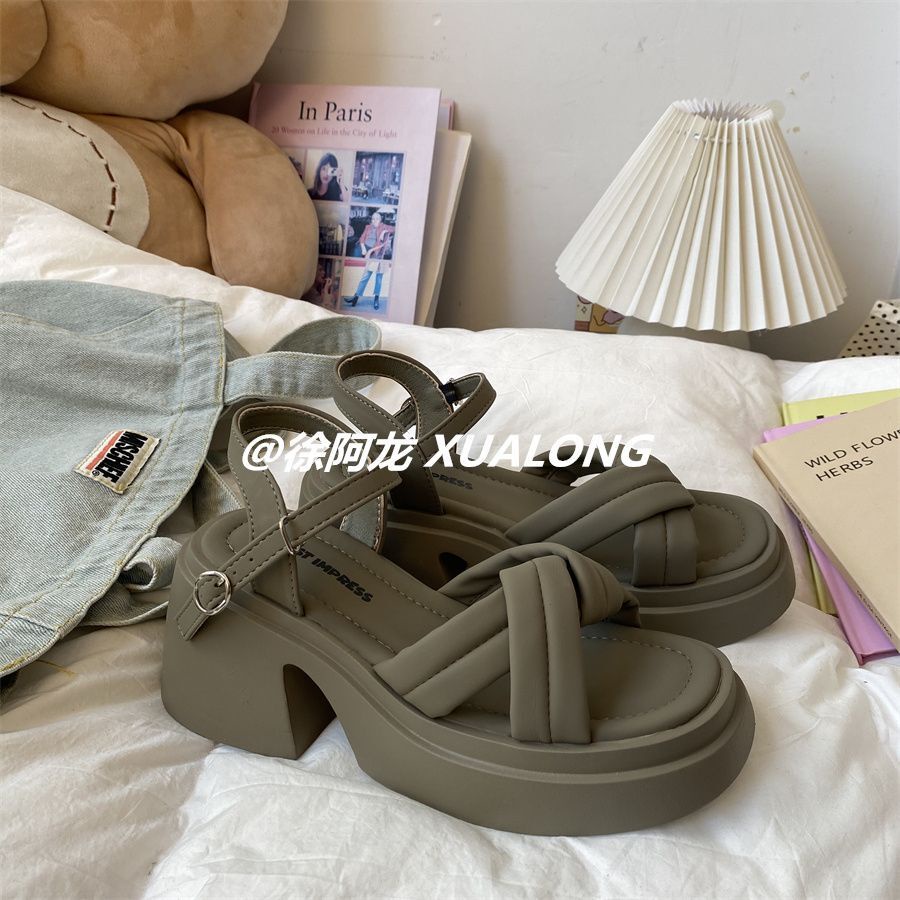 Xăng đan Đế Dày Hở Ngón Thời Trang Mùa Hè 2023 Dành Cho Nữ