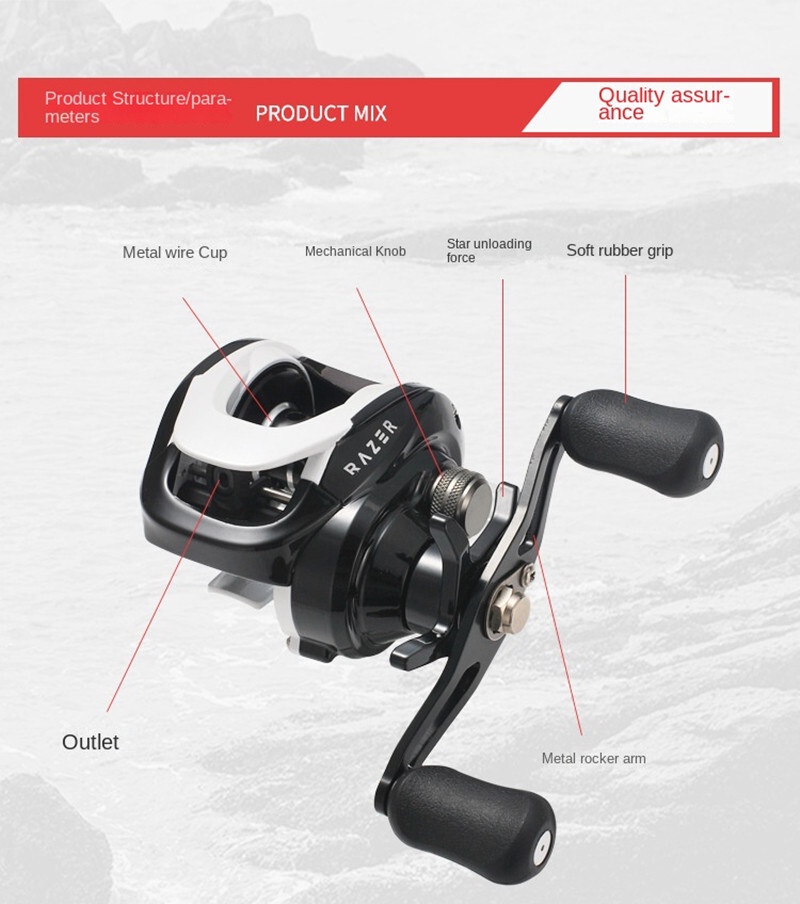 Daiwa Guồng Quay Câu Cá 18 Trục Có Nam Châm Chất Lượng Cao