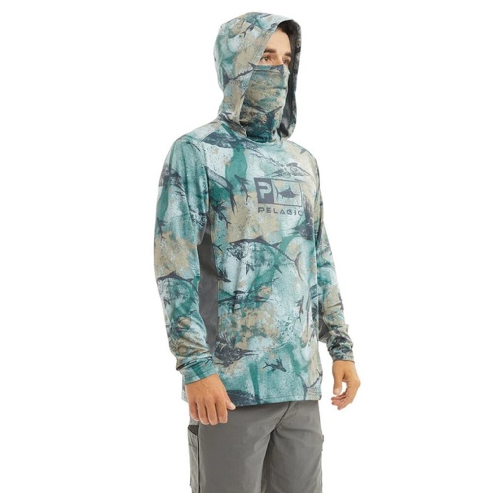 Elagic Áo Hoodie Câu Cá upf 50 Chống Tia uv Bảo Vệ Khỏi Tia uv camisa pesca angeln bekleidung angling