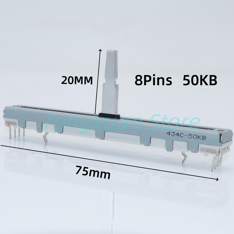 1 Máy Tính Thẳng Trượt Điện Áp 50KB 8Pins DCV1011 Đầu Phát Đĩa Tốc Độ DDJ-400 800 RR SR2 ERGOV FLX6 