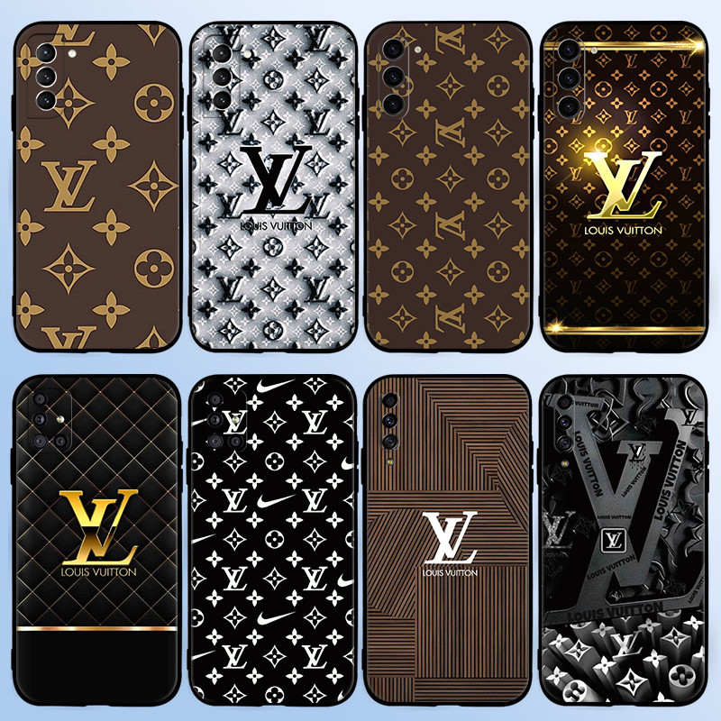 JD6 Thương hiệu thời trang LV đơn giản cho Samsung S7 Edge S8 Plus S9 S10 S10E Lite S20 Ultra TPU vỏ