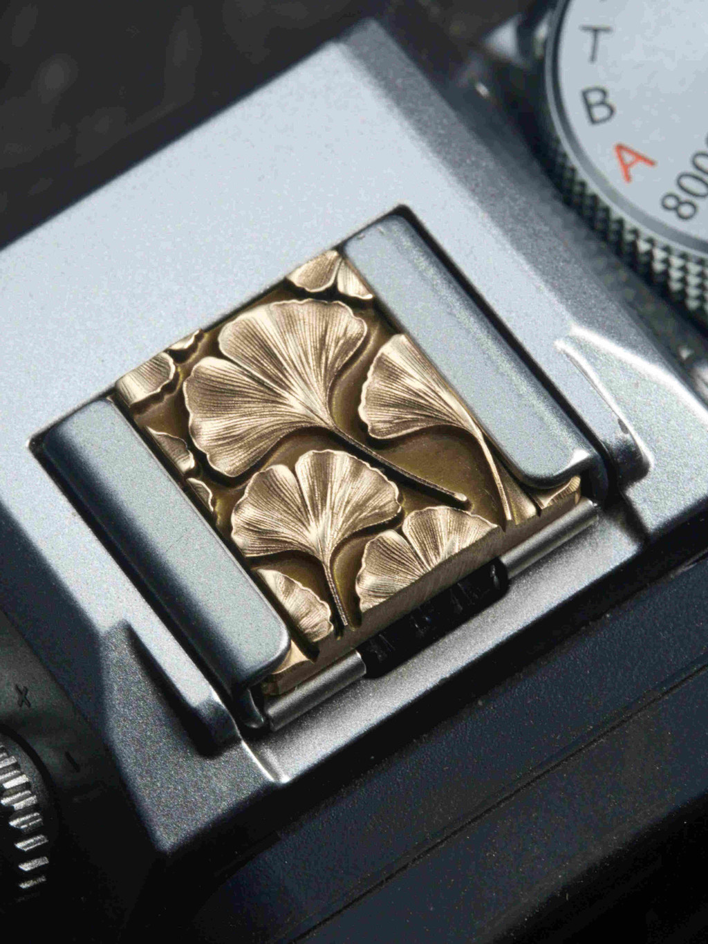 Apricot Lá Mandarin Cỏ Hoa Camera Hot Shoe Cover Thích Hợp Cho Nikon Z62 Sony A7 Fuji XM5XS10 Micro 