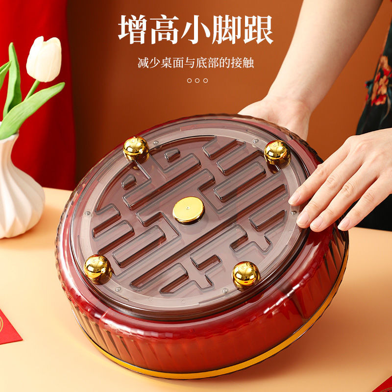🌞HÀNG CÓ SẴN🌛 Home Living Room Coffee Table Candy Box Fruit Plate Dried Fruit Box Nut Plate