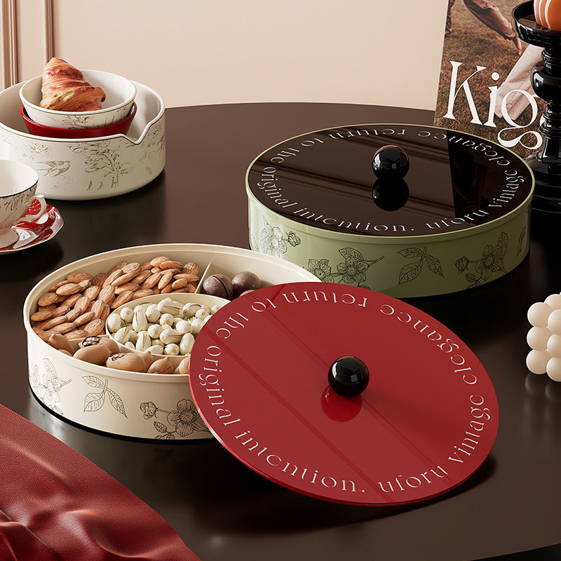 🌞HÀNG CÓ SẴN🌛 Home Living Room Coffee Table Dried Fruit Box Candy Box Placed Melon Seeds Nut Stor