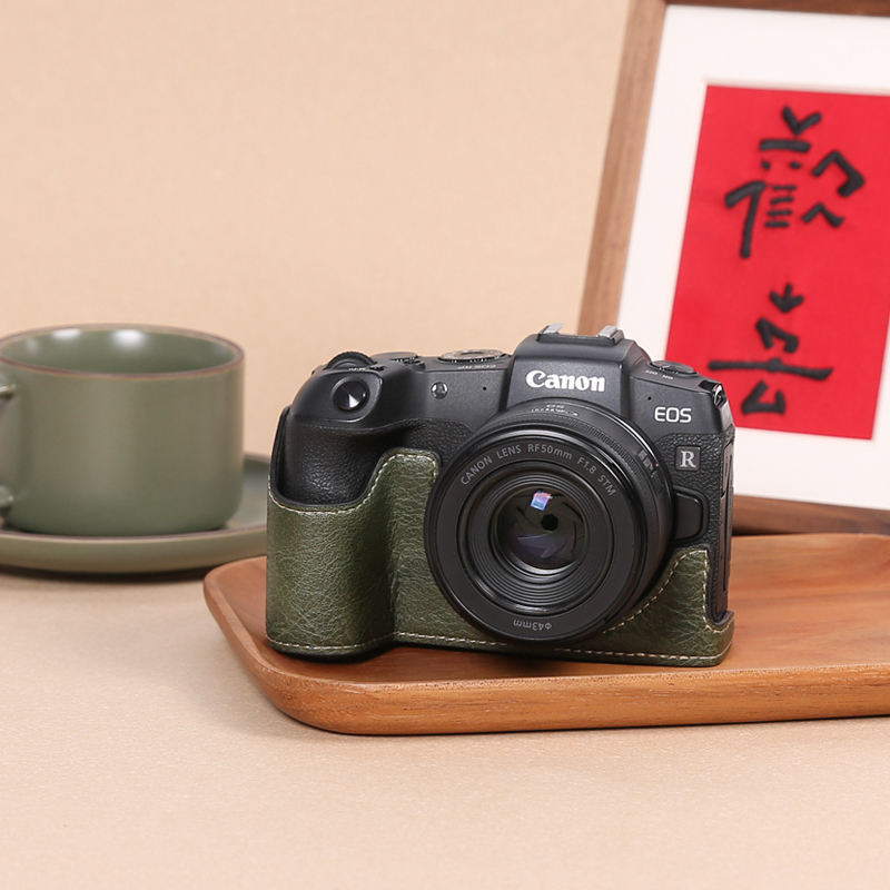 Hộp bảo vệ Canon R8 RP Base Leather Case R50 / R100 / R10 Túi đựng máy ảnh