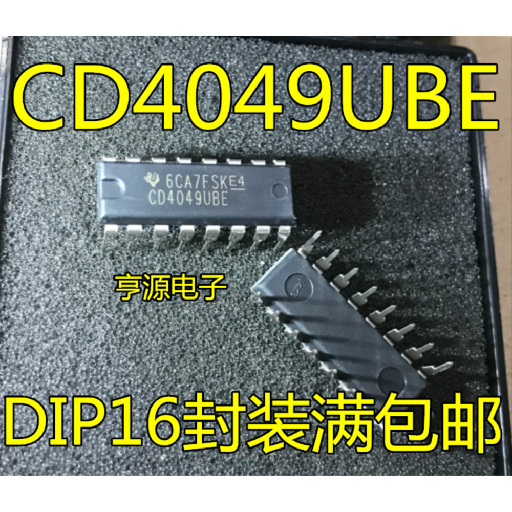 IC chip 5 mảnh CD4049UBE CD4049 DIP-16