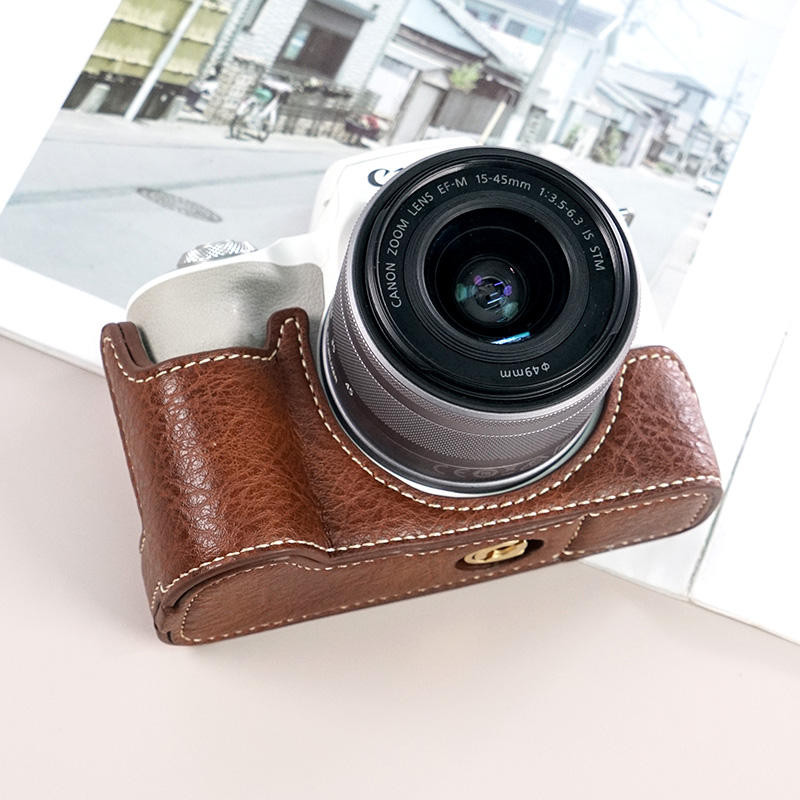 Thích Hợp Cho Canon M50 Vỏ Bảo Vệ Túi Máy Ảnh M50 Thế Hệ Thứ Hai Eos M5 Micro Đơn Đặc Biệt Bao Da M5