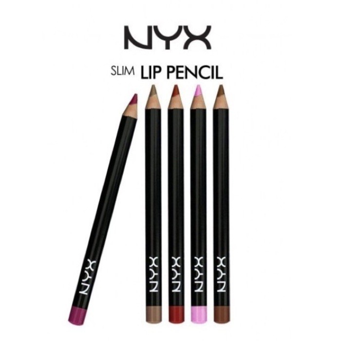 NYX 7 Màu Lip Liner Slim Lip Pencil Lip Shader
