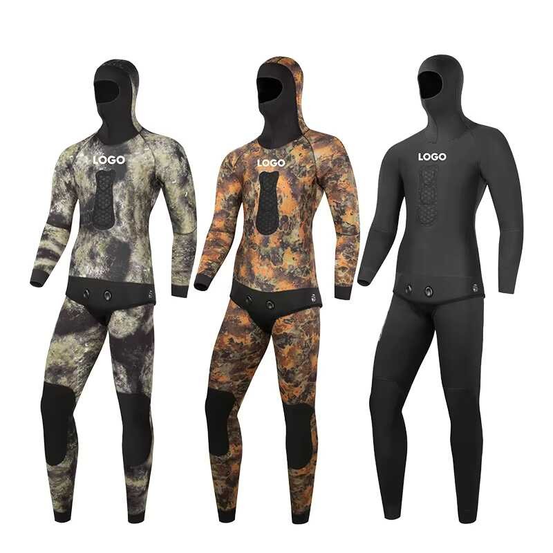 Bán Buôn 3Mm 5Mm Nam Và Nữ Camo Yamamoto Scuba Diving Neoprene Diving Suit Camo Mở Lỗ Harpoon Câu Cá