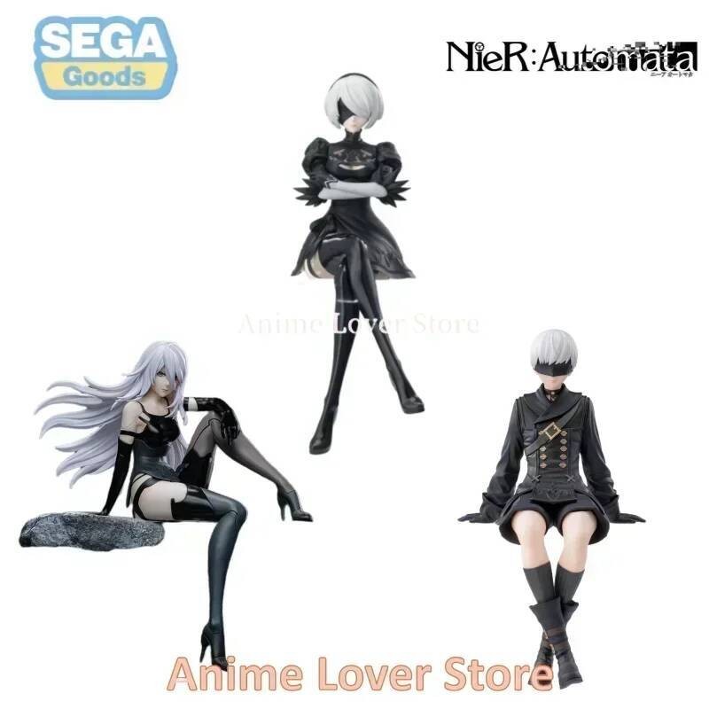 SEGA Premium Nier:automata Ver1.1A Yorha No. 2 Type B 2B 9S A2 Anime Figure Toys for Kids Gifts