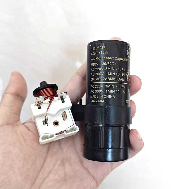 LY Thay Thế 117U6019 Nặng Mer Starter 117U5017 80Uf Tụ Điện Cho Tủ Lạnh Tủ Đông Danfoss