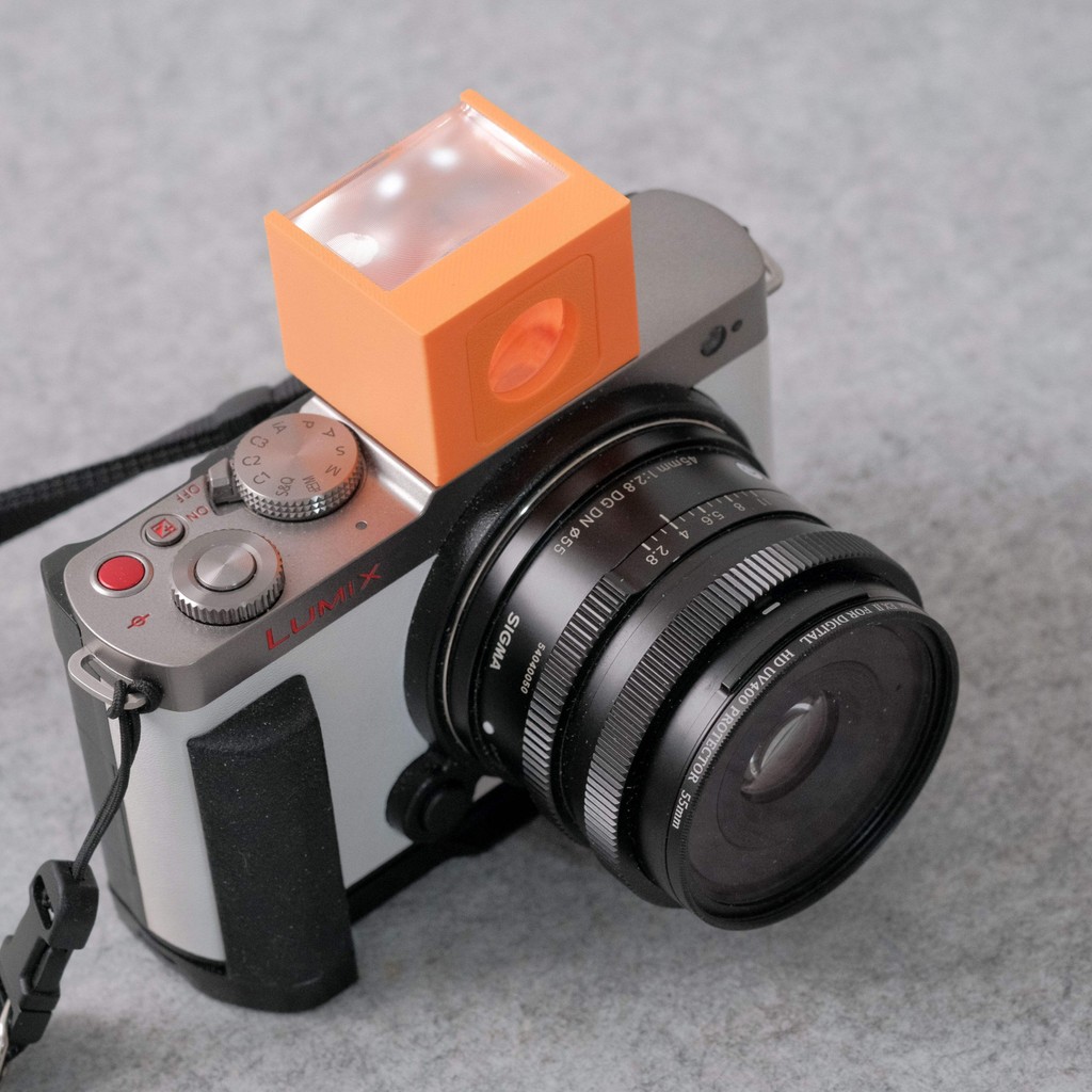 28mm Focal Chiều Dài Camera Eo Flat Viewfinder 3D In Handmade Thích Hợp Cho Fuji Sony Nikon Canon Le