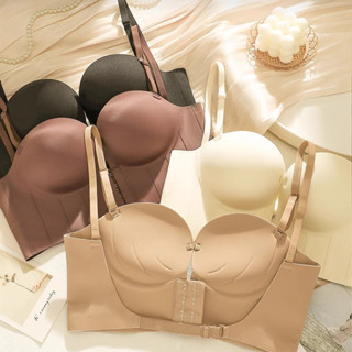 Gợi Cảm Cô Gái Thanh Niên Trước Đóng Áo Ngực Liền Mạch Dày Bọt Biển Nữ Mềm Mại Không Dây Quần Lót Đẹp Lưng Bralette