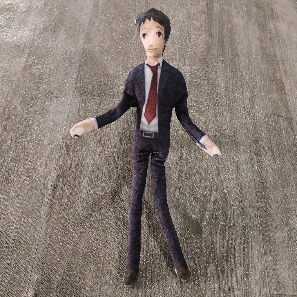 Adachi Tohru Persona 4 Anime Figure Có Hàng Sẵn Thú Bông Khung Xương