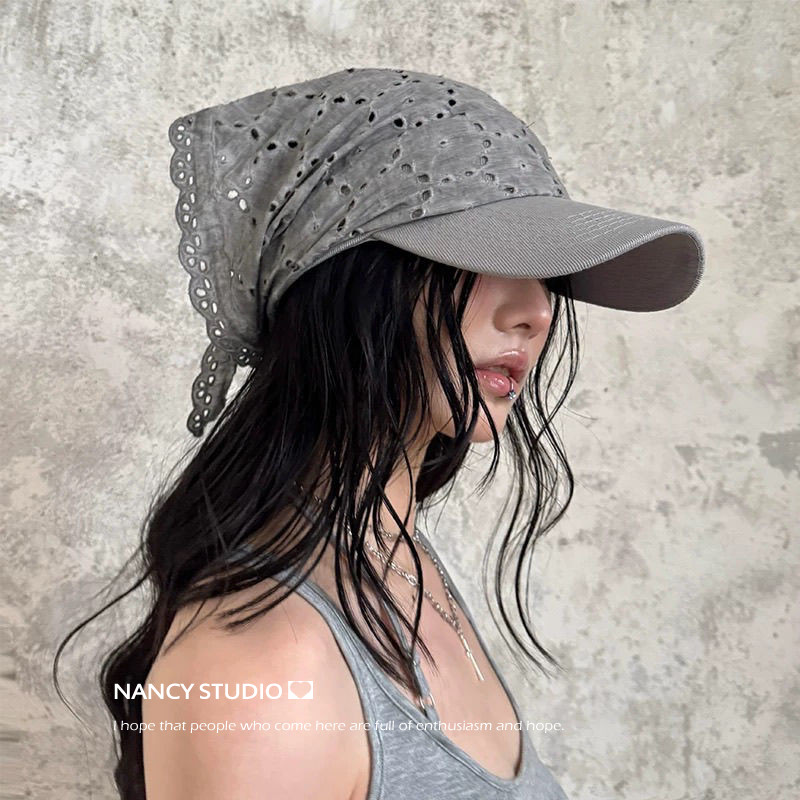 Phong Cách Mới Khăn Trù Vỏ ĐầU Mũ Bóng Chày Nữ Mùa Hè Hot Girl Đường Phố Mũ Khiêu Vũ Chống Nắng