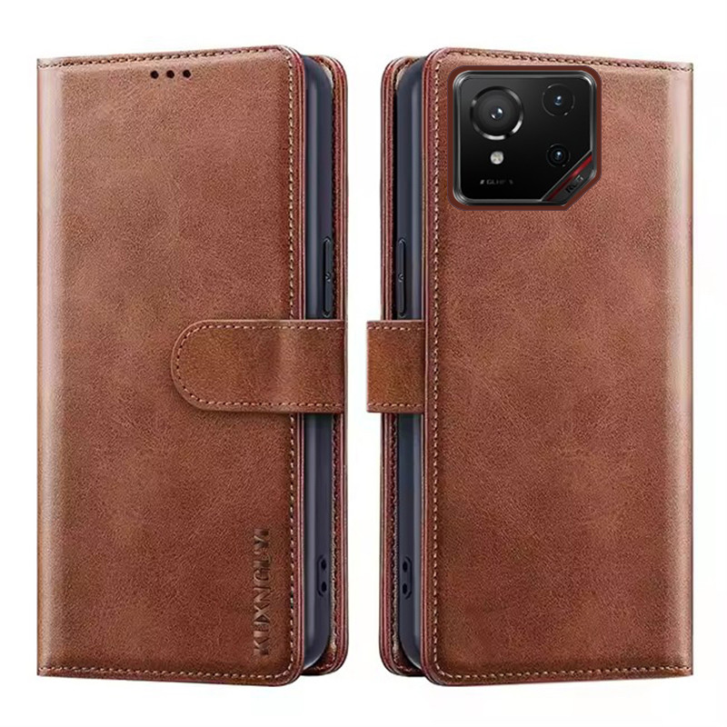 Ví Điện Thoại Dành Cho ASUS ROG Phone 9 Pro FE Có Hộp Đựng Thẻ Từ Tính Lật Da Đứng Bảo Vệ Vỏ Chống S