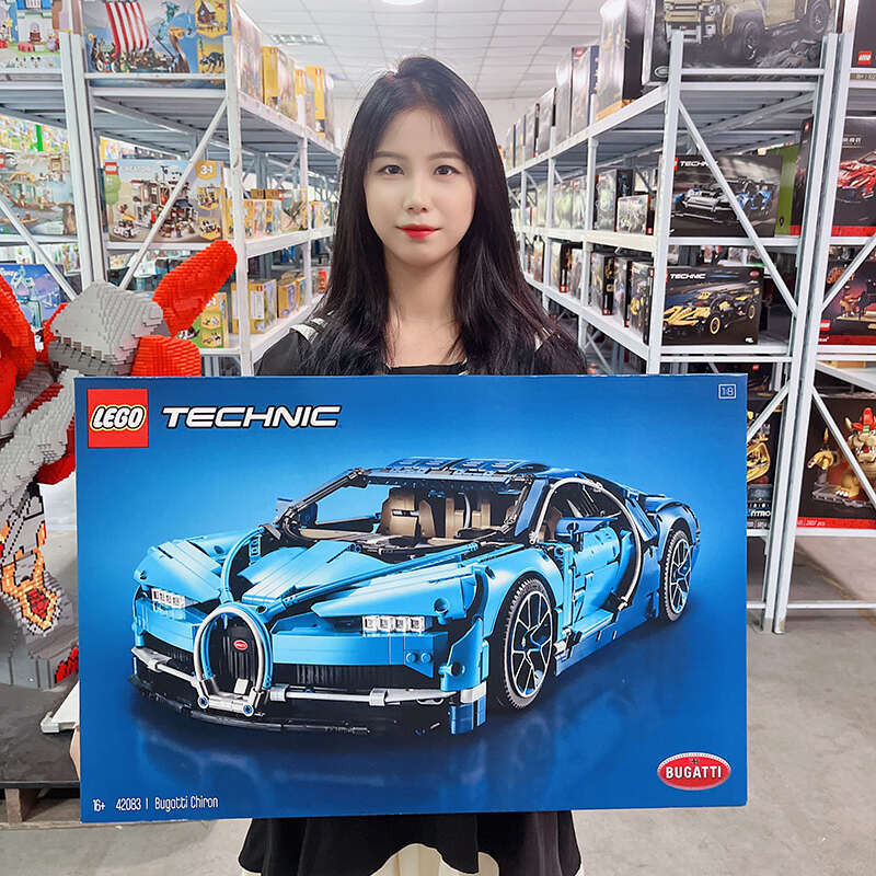 LEGO 42083 Bugatti Chiron Mechanical Set Series Người lớn ghép đồ chơi xe thể thao khối