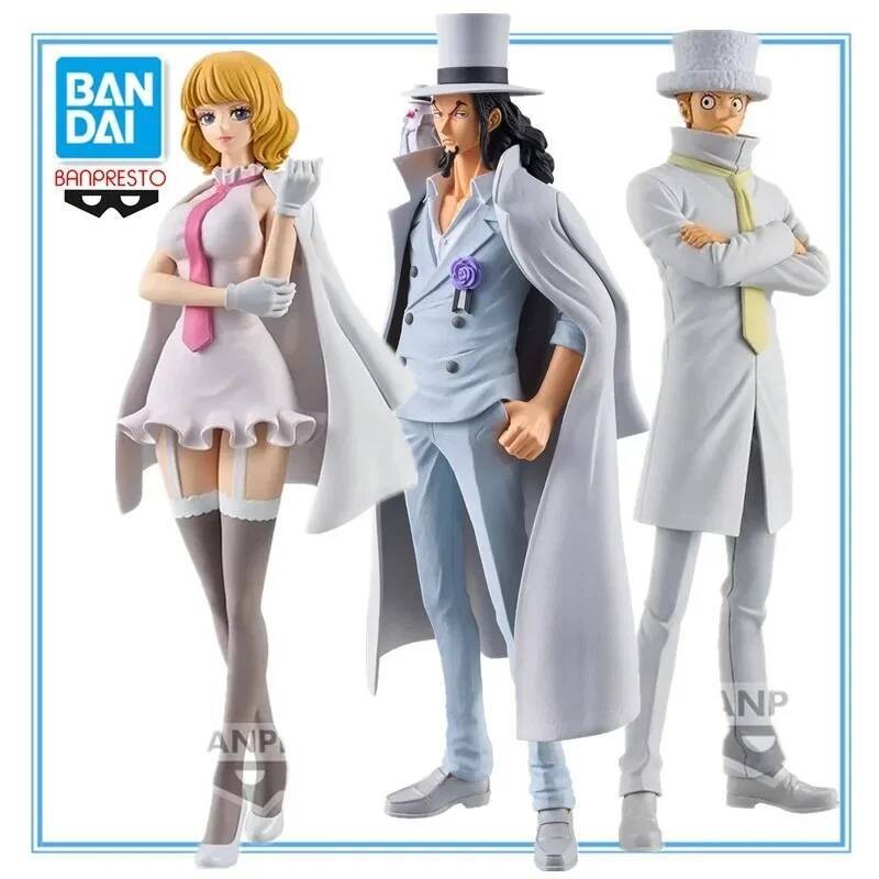 BANPRESO DXF HE GRANDLINE SERIES EXRA One Piece CP0 ROB LUCCI Stussy Kaku PVC Anime Action Figures M
