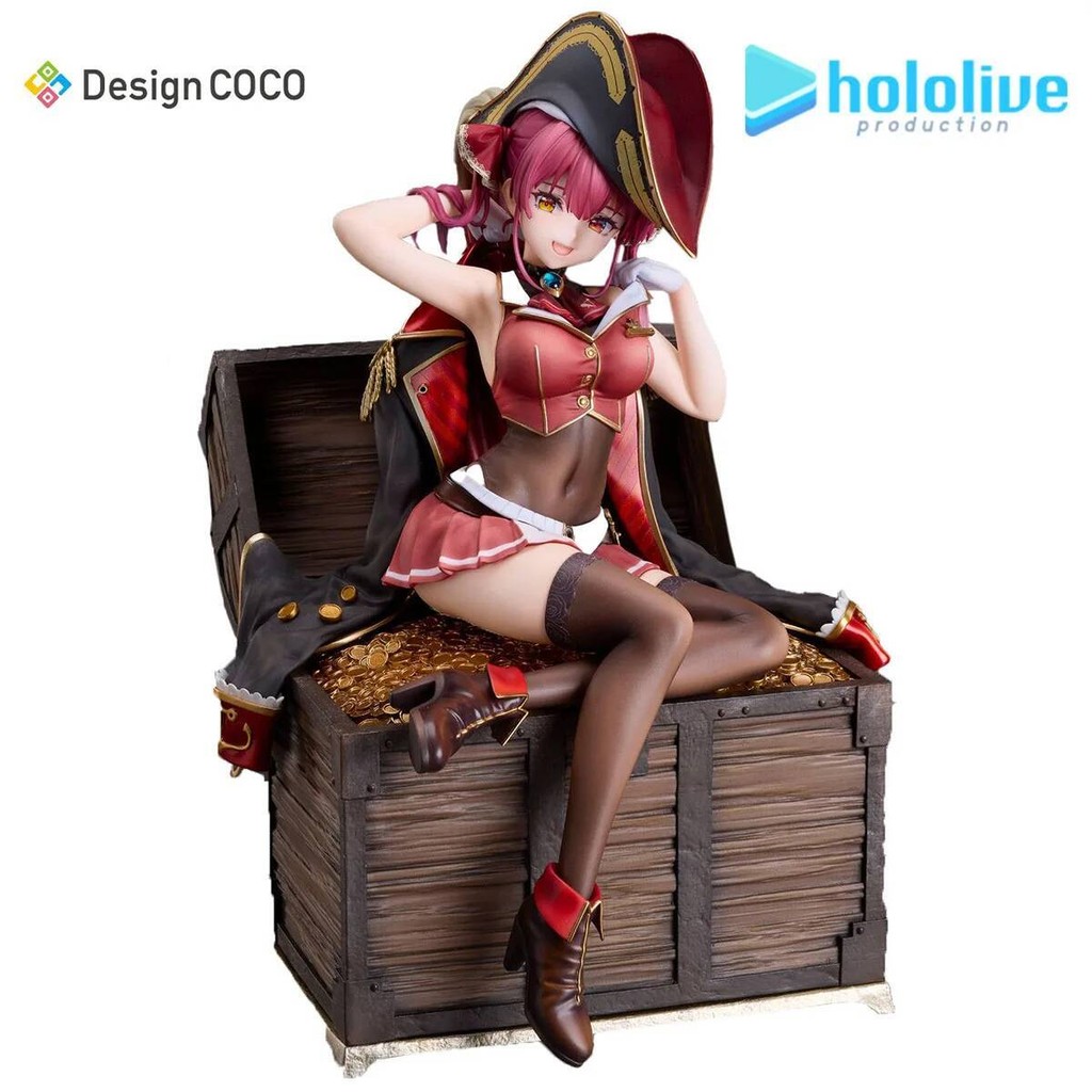 Design Coco Hololive Houshou Marine Anime Action Figure Collection Series Model Toys Garage Kit