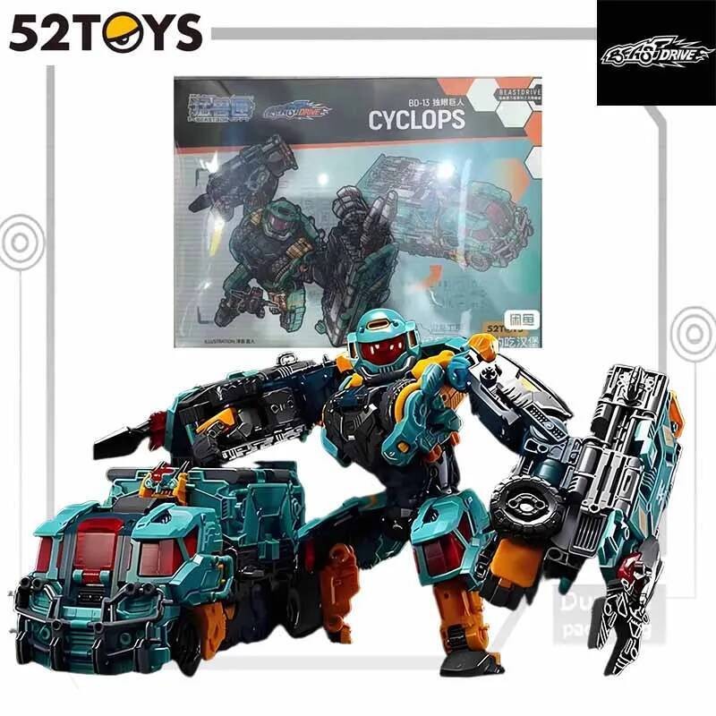 52TOYS MODEL KIT BEASTDRIVE SERIES Anime Action Figure BD-12 Cyclops Assembly Toys Model Gifts For b