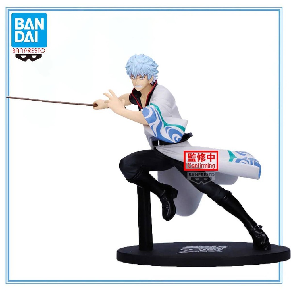 Bandai Spirits BANPRESTO Gintama Sakata Gintoki Anime Figure Collection Series Model Toys Garage Kit