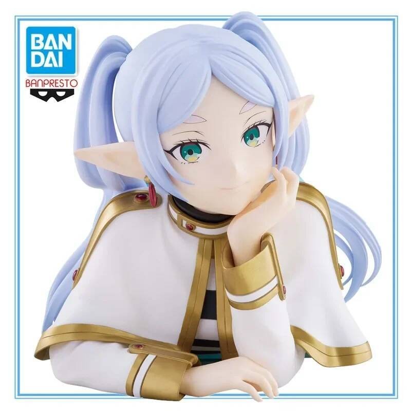 Bandai BANPRESTO Frieren: Beyond Journey's End Frieren PVC 12cm Anime Model Doll Collection Toys Gif