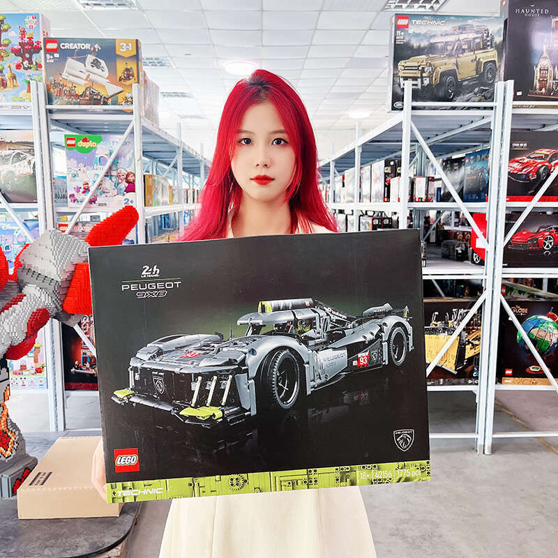 LEGO 42156 Peugeot 9X8 24H Le Mans Hybrid siêu xe cơ khí thiết lập đua khối