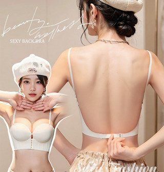 Áo ngực nữ đẹp bralette không dây mềm dày bọt biển gợi cảm cho cô gái thanh niên đóng cửa trước quần lót lưng liền mạch 4 màu