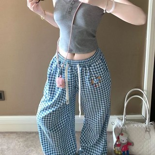 Phong Cách Nhật Bản ins Phong Cách Mùa Hè Quần Mỏng Phong Cách Nhà Quần Nam Nữ Pyjama Quần Nhà