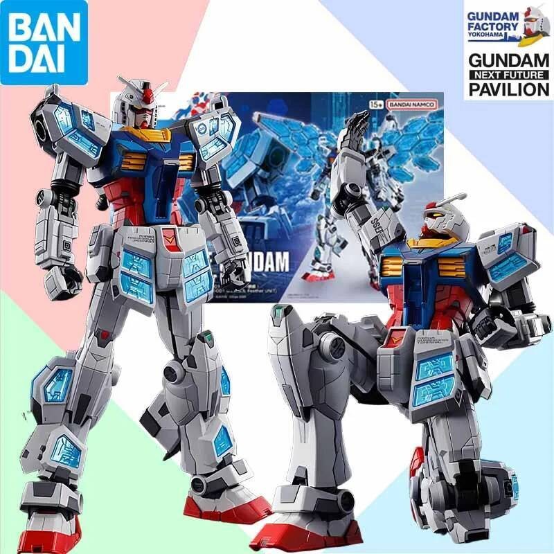 Bandai Kit NEXT FUTURE PAVILION RX-78F00/E AM Anime Action Figure Assembly Model Toys Boys Collectib