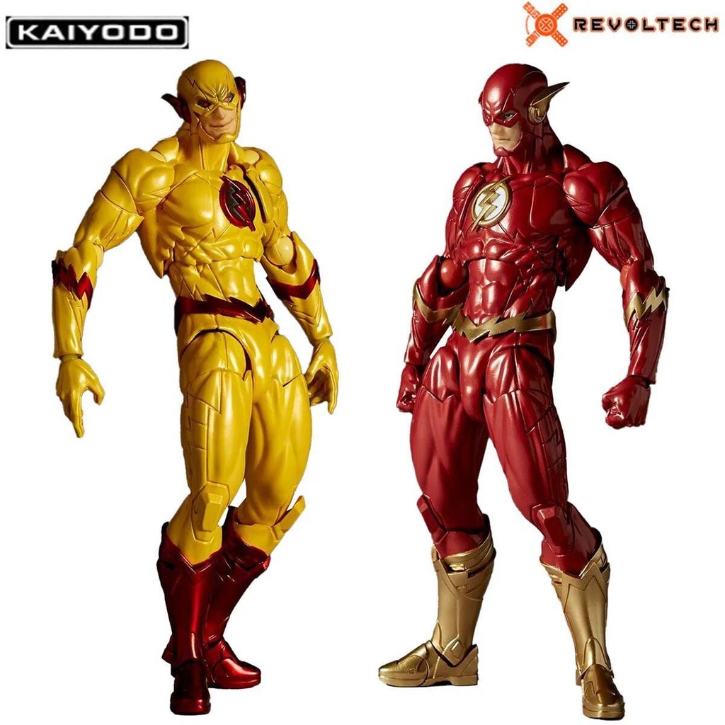 Kaiyodo Amazing Yamahi Revoltech The Reverse Flash Anime Action Figure Collection Series