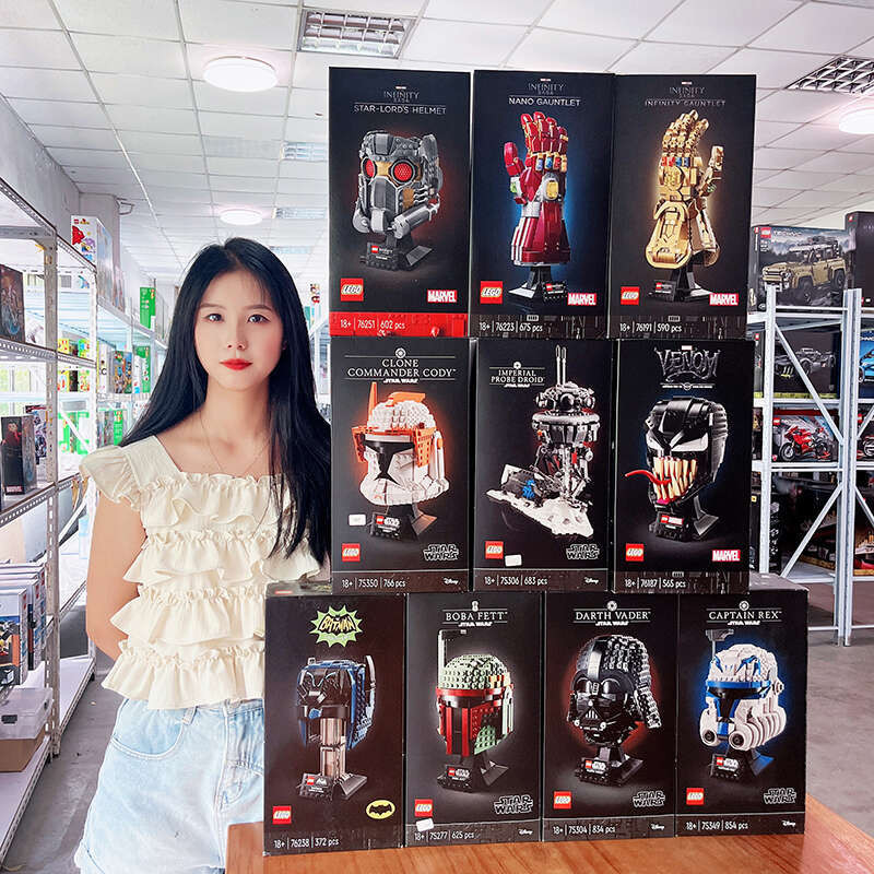 LEGO 75304 đầu khắc 75349 lính trắng 75277 mũ bảo hiểm Bobaffet 76191 găng tay 75350