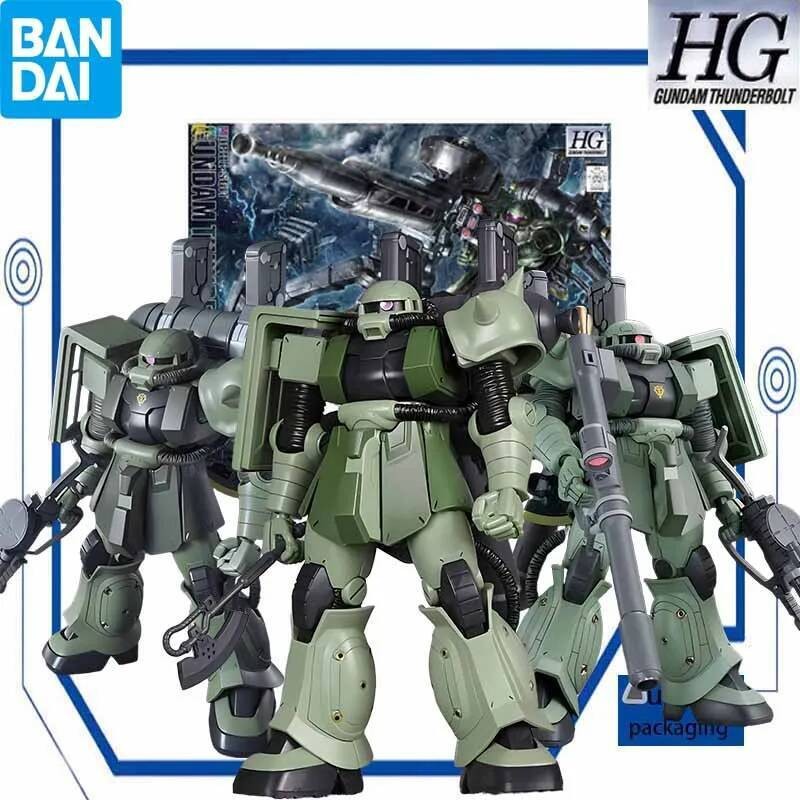 Bandai MODEL KIT HGGT 1/144 Zagu II Big Gun Set Anime Action Figure Assembly Toys Model Gifts For bo