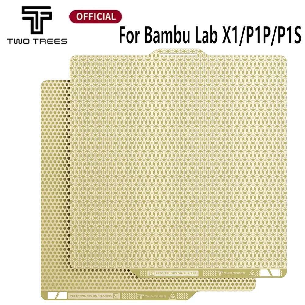 Nâng cấp 3D Tấm xây dựng tổ ong PEI 257x257mm cho Bambu Lab P1P / P1S / X1 / X1C / X1E Tổ ong vuông 