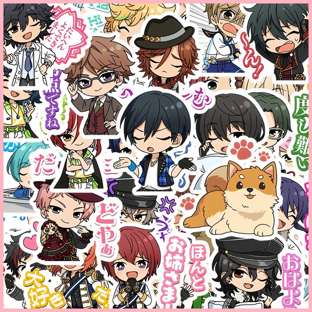[GUYN] Sticker Ensemble Stars (40 tờ) Tomoe Hiyori Ran nagisa Bán chạy Phiên bản Q dễ thương Idol Dr
