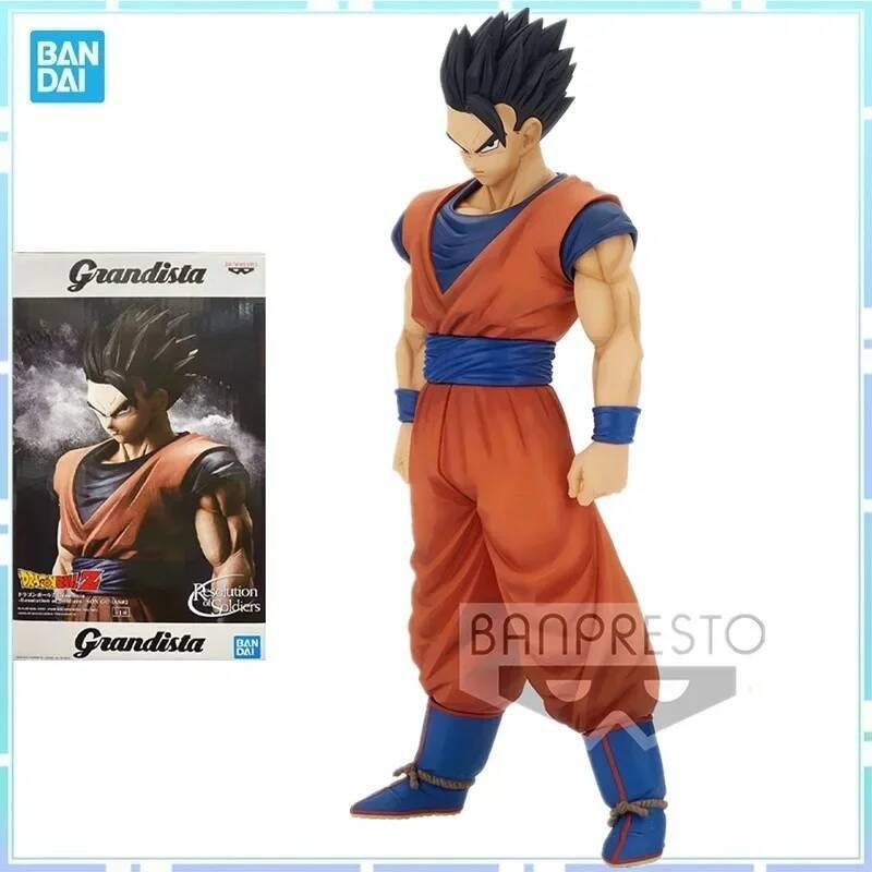 BandaiAnime Dragon Ball Z Grandista Ros Super Saiyan Son Gohan Action Figures Collection Doll Toys