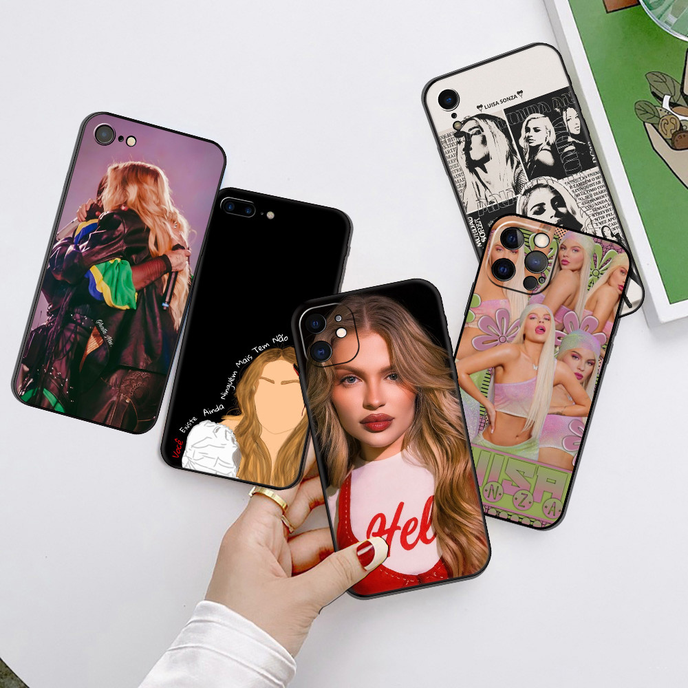 Ốp điện thoại màu đen mềm thời trang cho Xiaomi Poco X6 M6 F6 Pro 14GD luisa sonz caseg