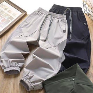 [Quần] Quần kiểu mới bé trai phiên bản Hàn Quốc Quần thể thao khô nhanh đơn giản