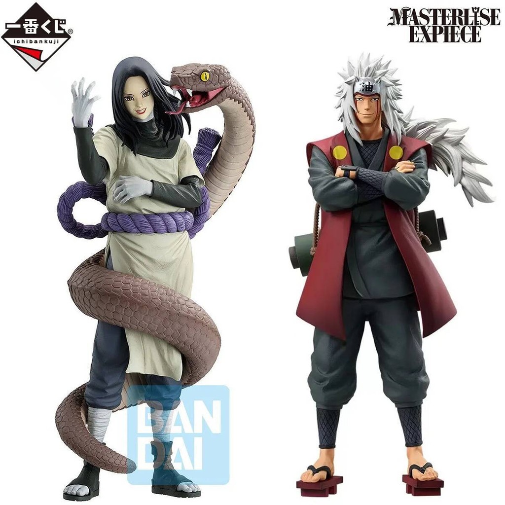 Bandai Spirits Ichiban Kuji Masterlise Naruto Shippuuden Jiraiya Orochimaru Collection Series Model 
