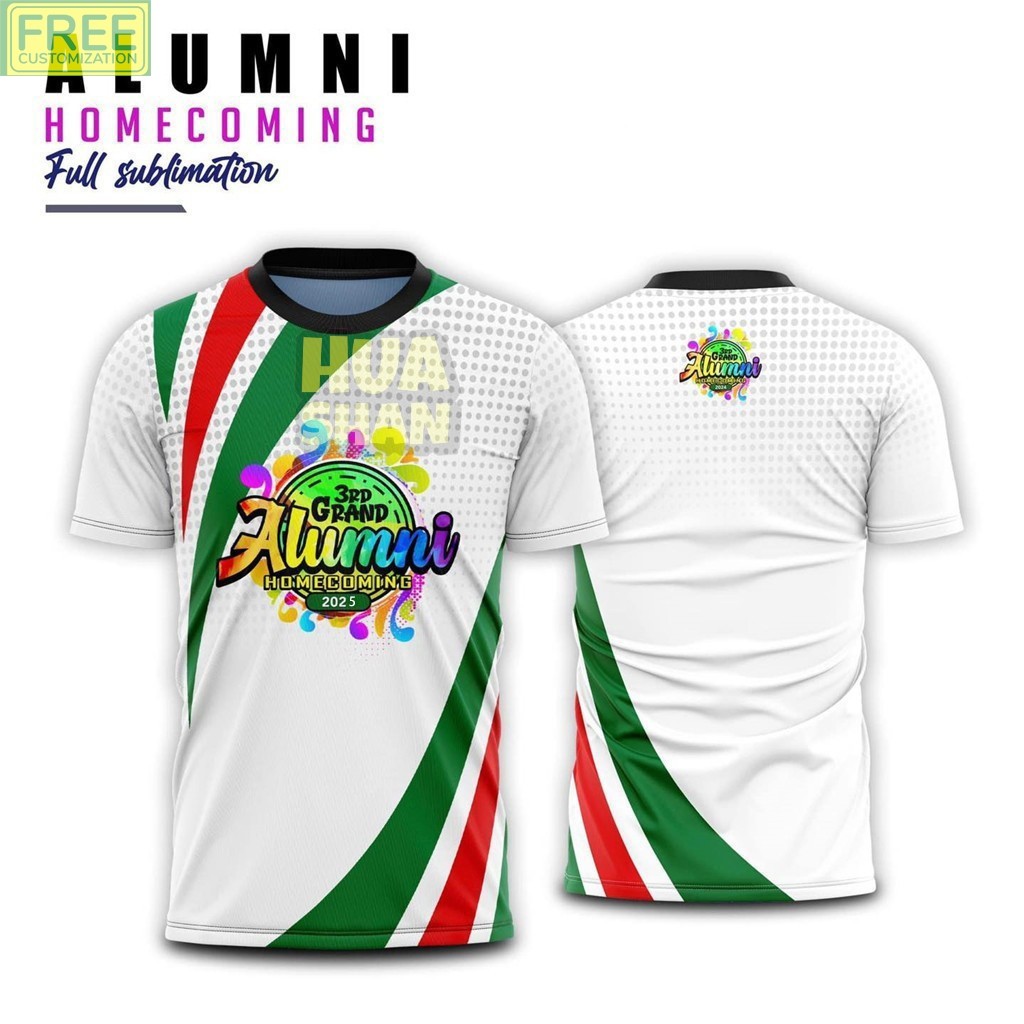 [Free Design BATCH] 2025 Mới Thăng hoa hoàn toàn ALUMNI HOMECOMING Áo thun thông thường phong cách U