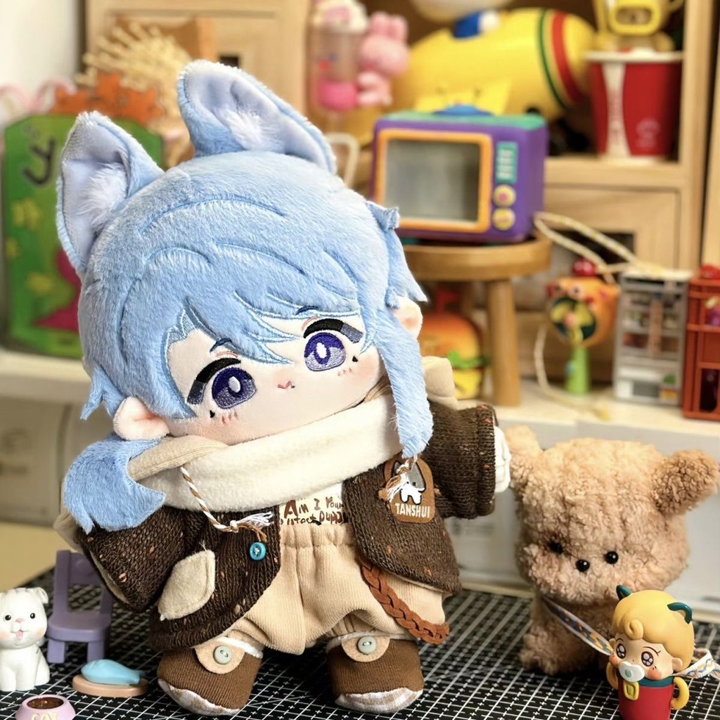 Genshin Impact Kamisato Ayato Bông Vải 20cm Figure Khớp Động