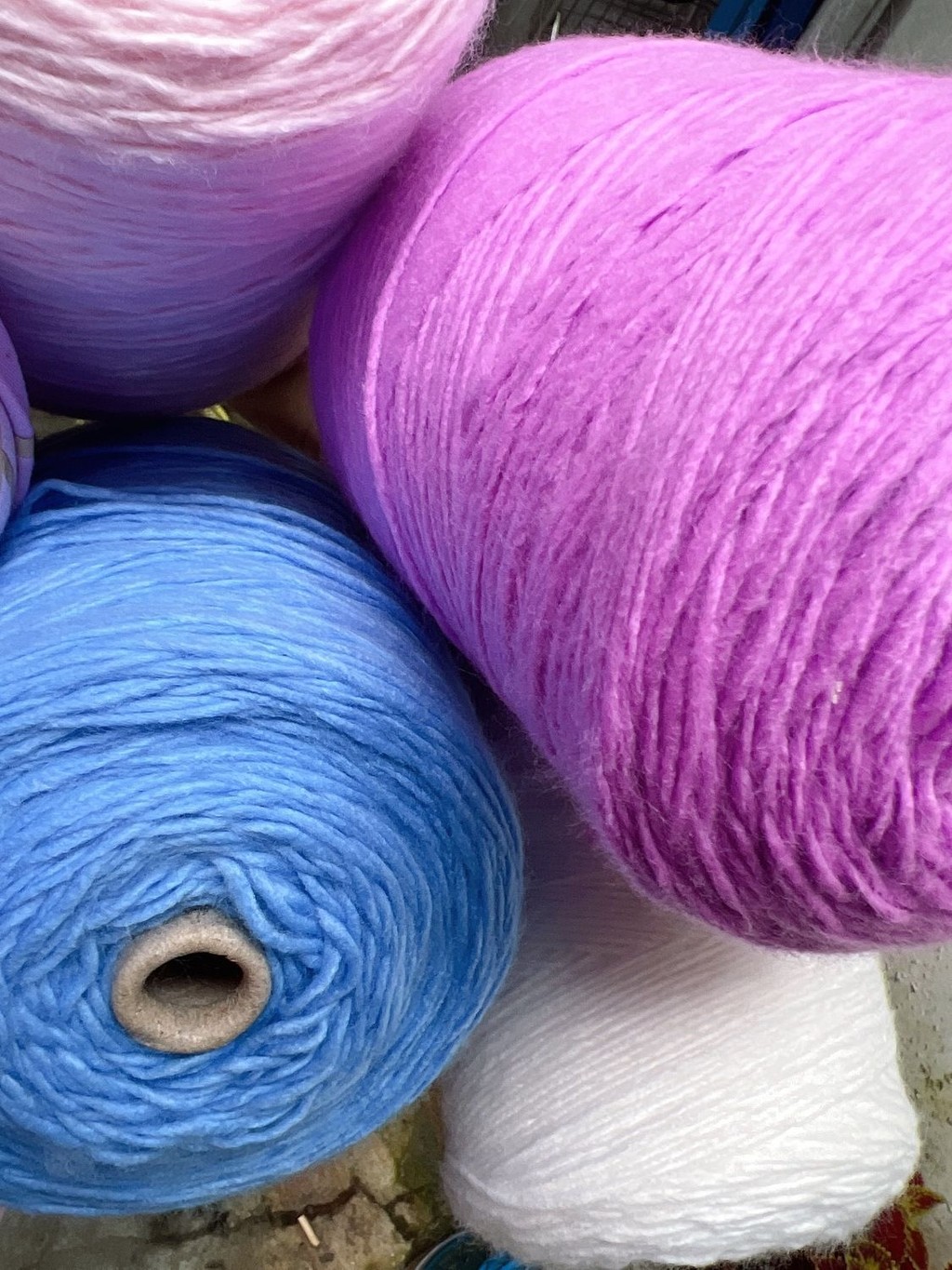 500g Kẹo Màu Sợi Iceland Thu Đông Khăn Nón Túi Nhỏ Iceland Mềm Khăn Áo Len Khăn Dày Lõi Dày