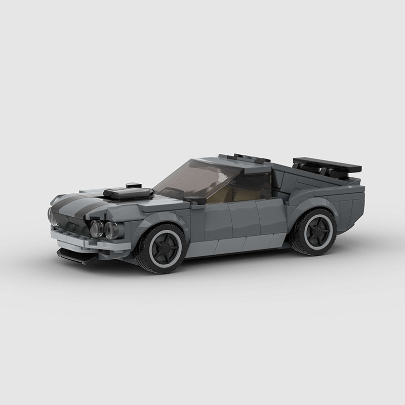 MOC Ford Mustang Boss Siêu Xe Thể Thao Khối Xây Dựng Gạch Đồ Chơi Cho Trẻ Em Bé Trai & Bé Gái Tương 