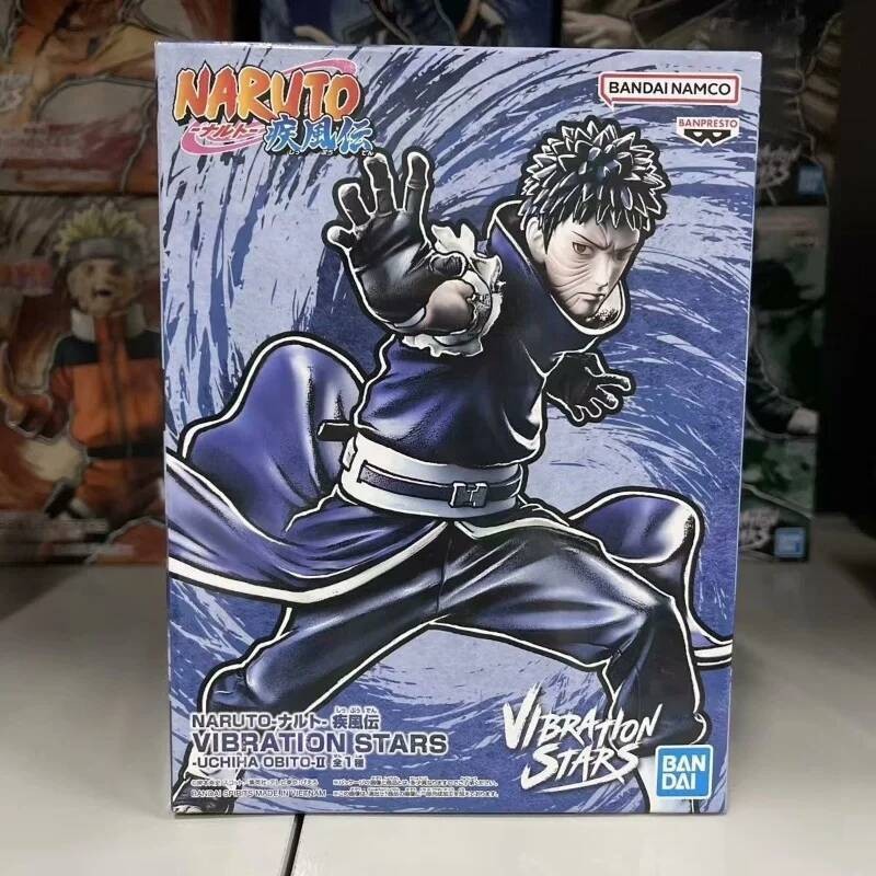 Bandai Naruto: Shippuden Uchiha Obito Figure Anime Genuine Model Toy Ornaments Collection Box Gift