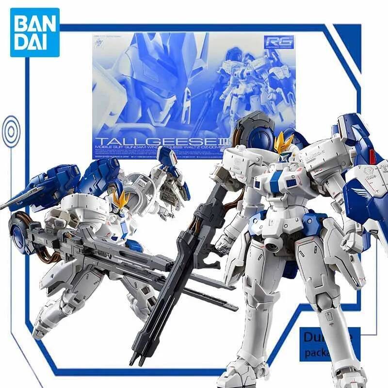 BandaiMODEL KIT AM RG 1/144 Anime Action Figure OZ-00MS2B TALLGEESE III Assembly Toys Model Gifts Fo