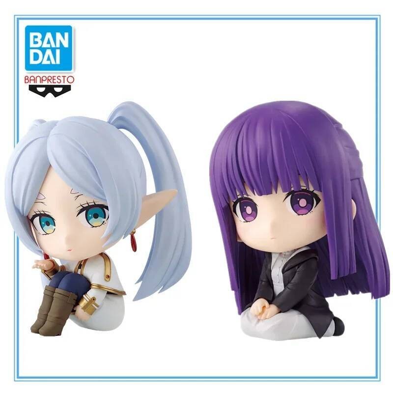 Anime Figure Bandai Frieren: Beyond Journey's End SITTING FIGURE Frieren Fern Action Figurine Toys