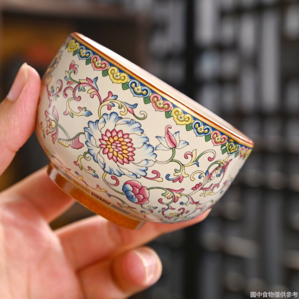 [Bồi thường trọn gói bị hư hỏng] Ru Kiln Twisted Lotus Large Master Cup Kung Fu Tea Cup Tea Cup Tea 